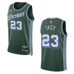 Maillot de Basket #23 Ivey Detroit Pistons 22-23 city Vert Imprimé